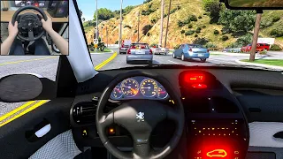 Peugeot 206 GTI - GTA 5 | Quant V 3.0 [Steering Wheel gameplay]