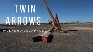 Route 66 abandoned Twin Arrows AZ.