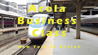 Amtrak Acela Business Class from New York to Boston