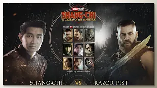 Shang-Chi vs Razor Fist with Healthbars