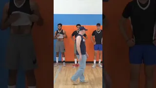 military drill instructor coaches basketball practice prank