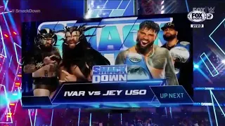 Ivar Vs Jey Uso - WWE Smackdown 18/02/2022 (En Español)