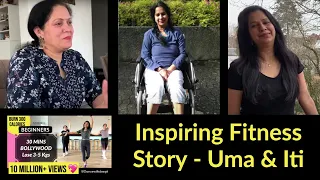 DanceWithDeepti - Story of Uma & Iti - Inspiring Fitness Story - 100K Special Video