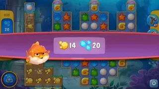 Fishdom. Hard Level 839. New Version 2018 year