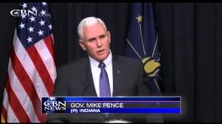 Indiana Governor Signs Religious Freedom Law
