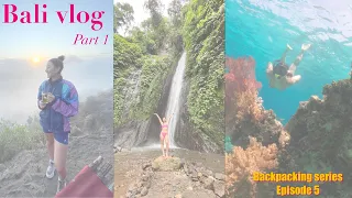 BALI VLOG- PART 1| Lovina, Mt Batur, waterfalls, dolphins and climbing a volcano🌋🐬| Phoebe Hood