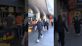 A scammer trying to trick people, Strathfield, NSW, Australia