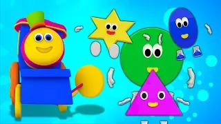 боб поезд | пять маленьких форм | формы на русский | детские стишки | Bob Five Little Shapes