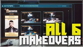 ALL 6 Main Apartment Makeovers - Cyberpunk 2077