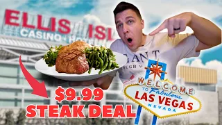 UNREAL $9.99 Steak & Prime Rib Deal Ellis Island Las Vegas