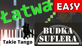 🎹 Takie Tango (Budka Suflera) - Piano Tutorial (łatwa wersja) 🎵 NUTY W OPISIE 🎼