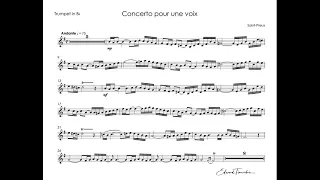 Saint-Preux - "Concerto pour une voix" - K.Baryshev trumpet Bb