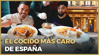 el COCIDO MÁS CARO de ESPAÑA (65 EUROS PERSONA) en el MÍTICO RESTAURANTE LHARDY MADRID!!!