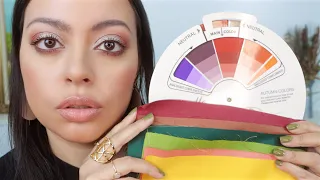 ASMR| Color Analysis Image Consultant [In-Depth] RP (PERSONAL ATTENTION) Styling & Makeup - Autumn