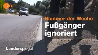 Hassendorf hat den Gehweg vergessen | Hammer der Woche vom 08.08.20 | ZDF