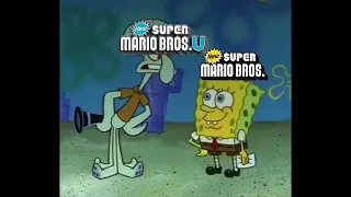 SpongeBob Wrong Notes meme - New Super Mario Bros DS vs Wii vs U Music (REDUX)