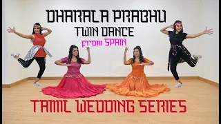 Dharala prabhu title track dance  | Tamil wedding choreography | Spain | Vinatha Sreeramkumar & twin