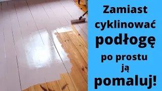 Zobacz jak pomalować drewnianą podłogę na styl Vintage? Renowacja schodów i nie tylko. Retro podłoga