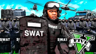 CONTROLO al EQUIPO SWAT MAS GRANDE de GTA 5!