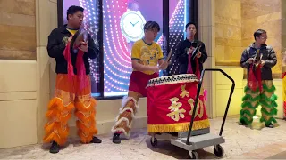 2023 Lion Dance Drumming - Yau Kung Moon USA || Wynn Las Vegas Chinese New Year Celebration
