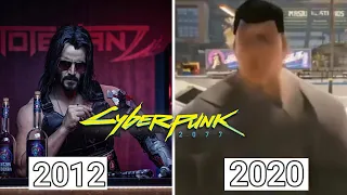 Evolution Of Cyberpunk 2077 - 2012 To 2020 #Cyberpunk2077 #Gameplay