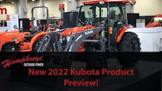 NEW 2022 Kubota Product Preview!! L3902, L3302, L6060 50th Anniversary Edition, Desert Tan RTV X850