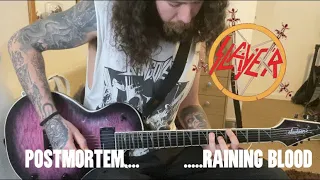 Slayer - Postmortem/Raining Blood (Guitar Cover)