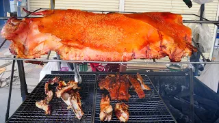 Wow! Yummy dinner food | grilled pork | Cambodian Street food