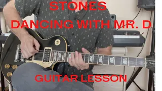 DANCING WITH MR. D GUITAR LESSON!  AN EASY AND FUN RIFF FROM 1973