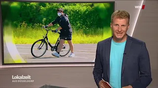 Erwachsene lernen Radfahren - ADFC Radfahrschule - In der Lokalzeit aus Düsseldorf 07.07.2021