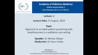 APM's Lecture: Approach to an adult patient presenting with breathlessness in a PC setting