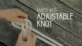 Knots Tutorial #05 Adjustable Knot