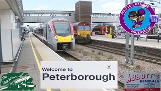 Trains at Peterborough ECML 7/6/22