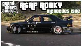 A$AP Rocky Mercedes 190e Car in GTA 5 (PC/Xbox/PS5)