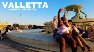 The Best City and 🇲🇹 Capital of Malta Valletta 🏰  I 4K Walking Tour #malta #walkingtour #travel