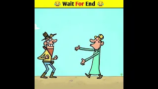 😂 Wait For End 😂 | Animated Funny Story #shorts #trending #viral #animatedstories #funny #comedy
