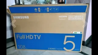 Unboxing_Samsung UA43N5010ARXXL (43 Inches) Full Hd Led Tv  With Fire TV Stick Offer