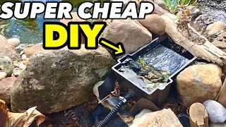 SUPER CHEAP DIY POND FILTER THAT WORKS!