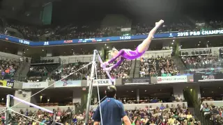 Alyona Shchennikova – Uneven Bars – 2015 P&G Championships – Jr. Women Day 2