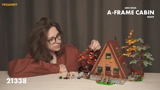 Лего Хижина | ОБЗОР LEGO IDEAS A-Frame Cabin 21338