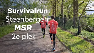 Survivalrun Steenbergen  MSR - 2e plaats