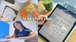 72hr study vlog📓 prep for biochem exam, self-care shopping & lots of studying