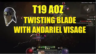 TWISTING BLADE ANDARIEL ROGUE. T19 AOZ