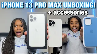 iPHONE 13 PRO MAX UNBOXING + ACCESSORIES!