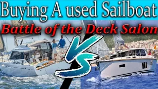 Buying A used sailboat, Is A deck Salon right for you ? Deck salon sailboats