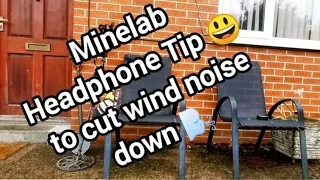 #minelab #manticore  headphones quick tip to cut down wind noise 🌬️