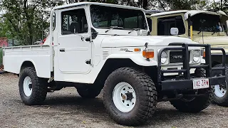 FJ45 to HJ47 1983, was a petrol , now a 2H diesel full ground up restoration