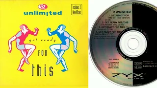 2 UNLIMITED - Get Ready For This (CD, Maxi-Single, Cardboard Sleeve, 1991)