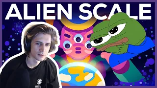 XQC REACTS to What Do Alien Civilizations Look Like? The Kardashev Scale by Kurzgesagt