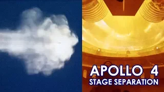 APOLLO 4 (Correct Speed) - Stage Separation (1967/11/09)